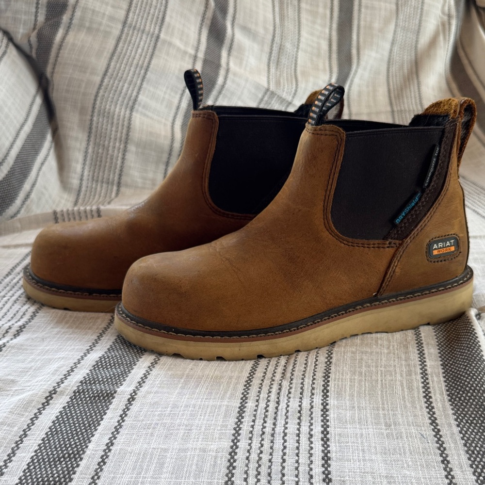 Ariat Brown Chelsea Work Boots